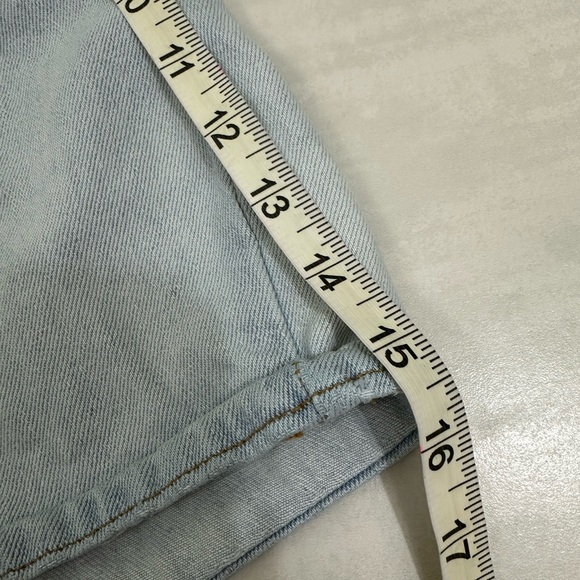 Vintage LEI Light Wash High Rise Denim Riding Shorts - Picture 5 of 9